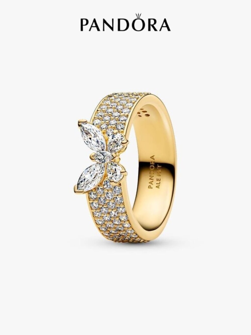 Pandora Sparkling Butterfly Bold Ring